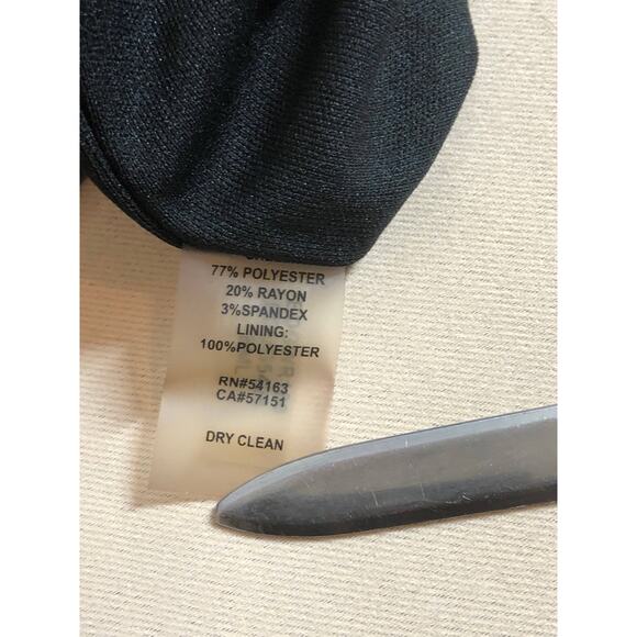 Ellen Tracy Little Black Dress 1X Sleeveless A Line Audrey Hepburn Quiet Luxury - Picture 8 of 10